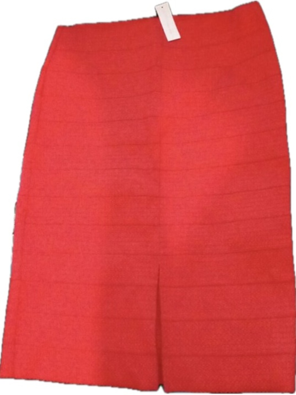 New York & Company Red Textured Knit Skirt